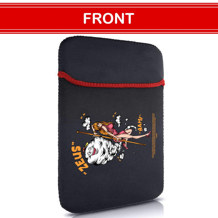 Printed Neoprene Reversible Laptop & Tablet Sleeve - One Piece Nami DS1