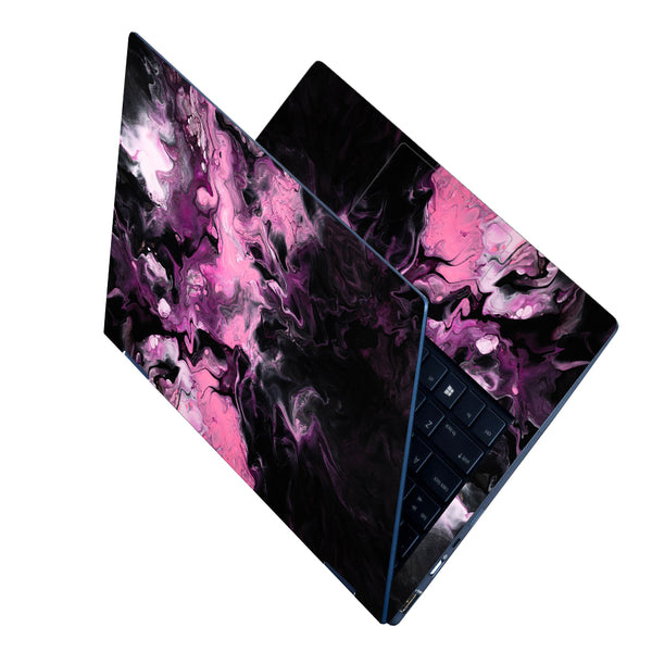 Laptop Skin - Light Megenta Stroke on Stone