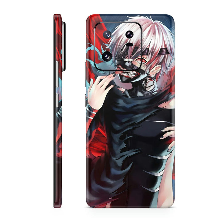 Mobile Skin Wrap - Anime Tokyo Ghoul Face Mask Design