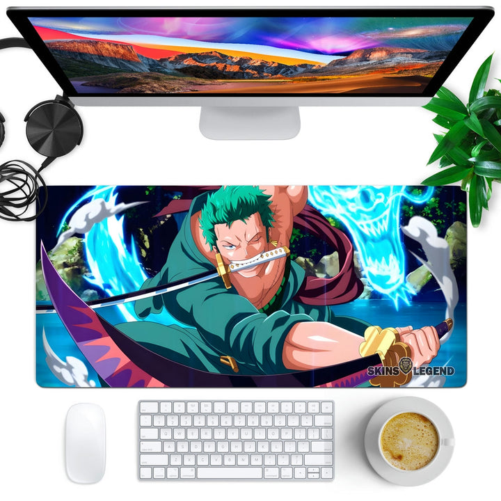 Anti-Slip Desk Mat Gaming Mouse Pad - One Piece Roronoa Zoro RZ05