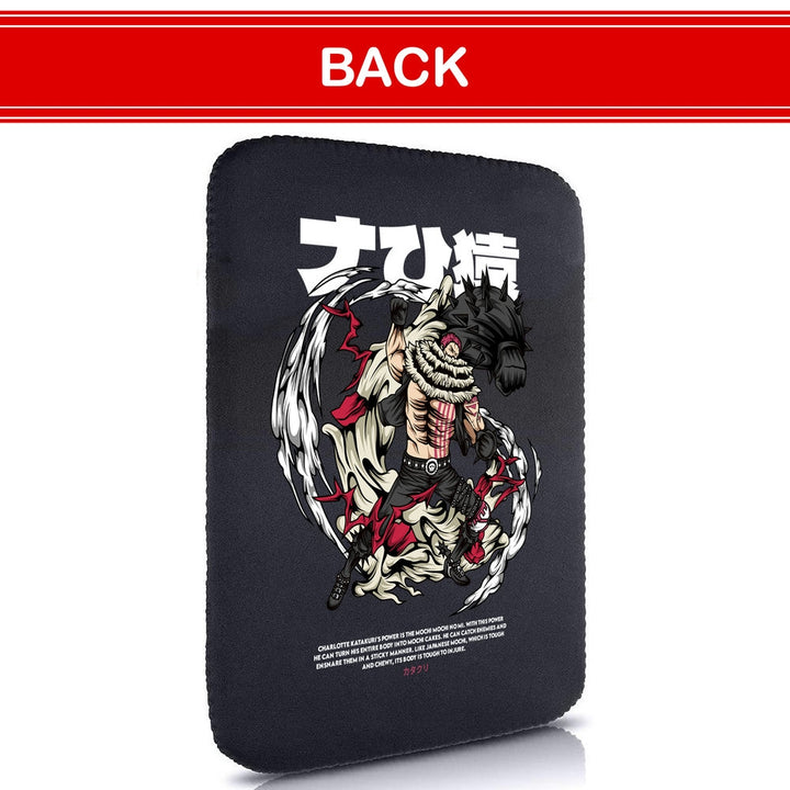 Printed Neoprene Reversible Laptop & Tablet Sleeve - One Piece Katakuri DS1