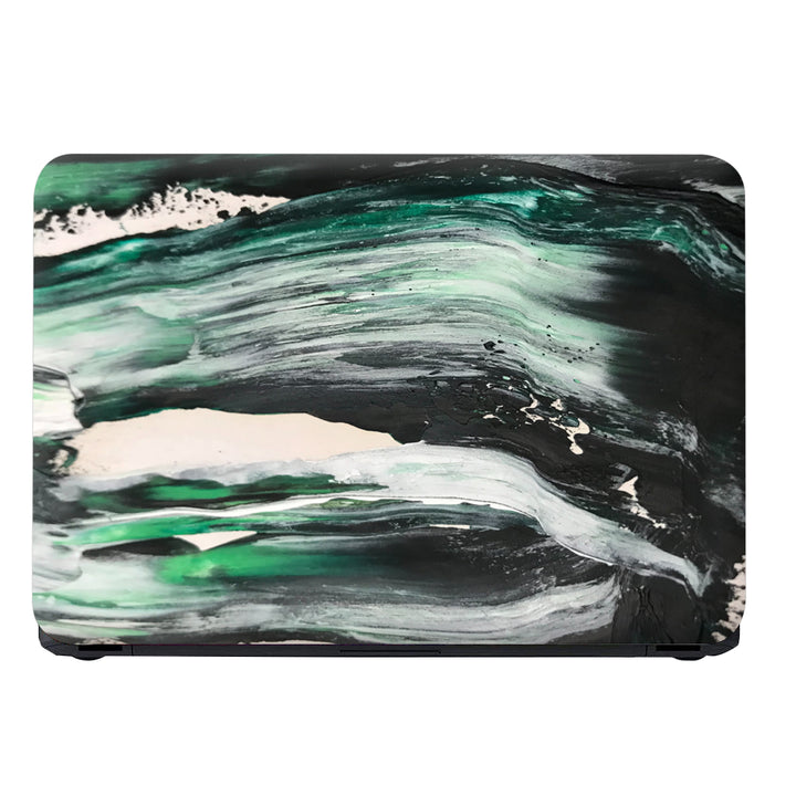 Laptop Skin - Green Black Stroke