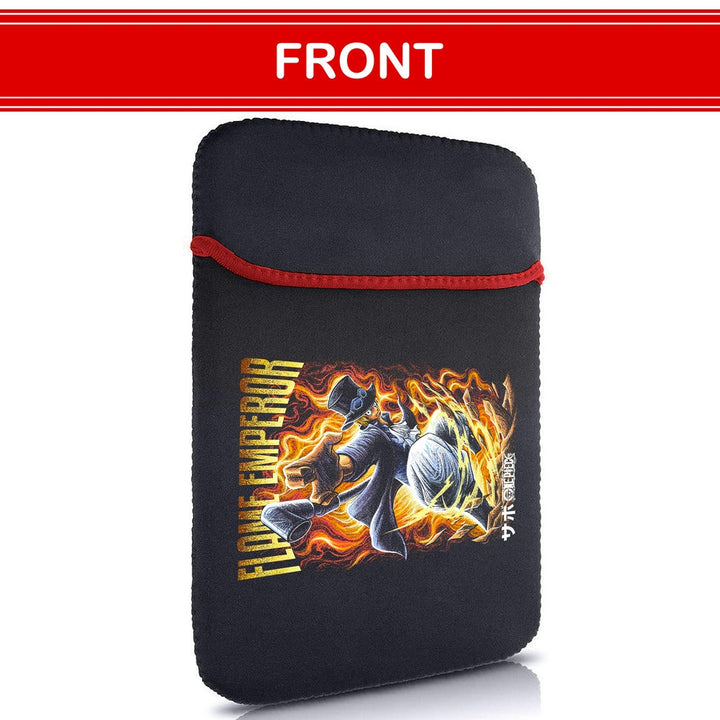 Printed Neoprene Reversible Laptop & Tablet Sleeve - Anime Legendary DS35