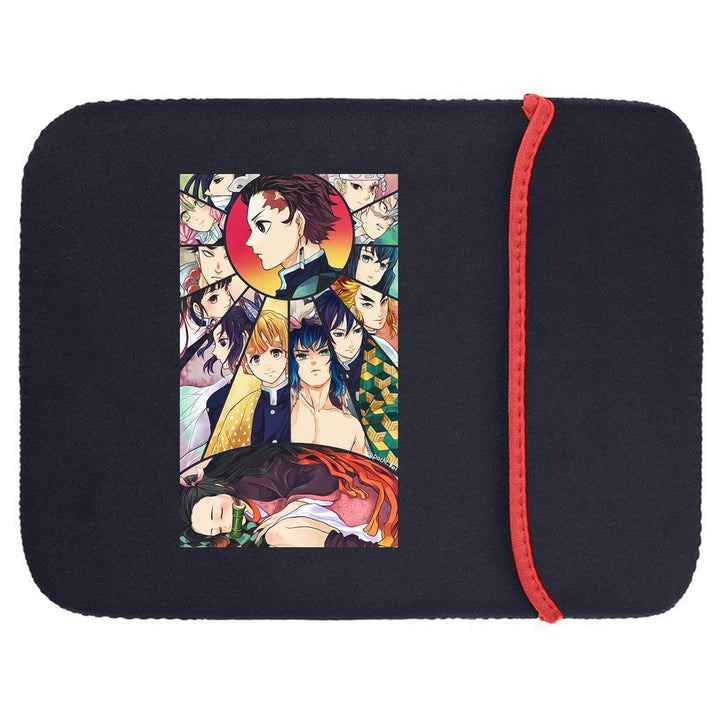 Printed Neoprene Reversible Laptop & Tablet Sleeve - Anime Legendary DS10