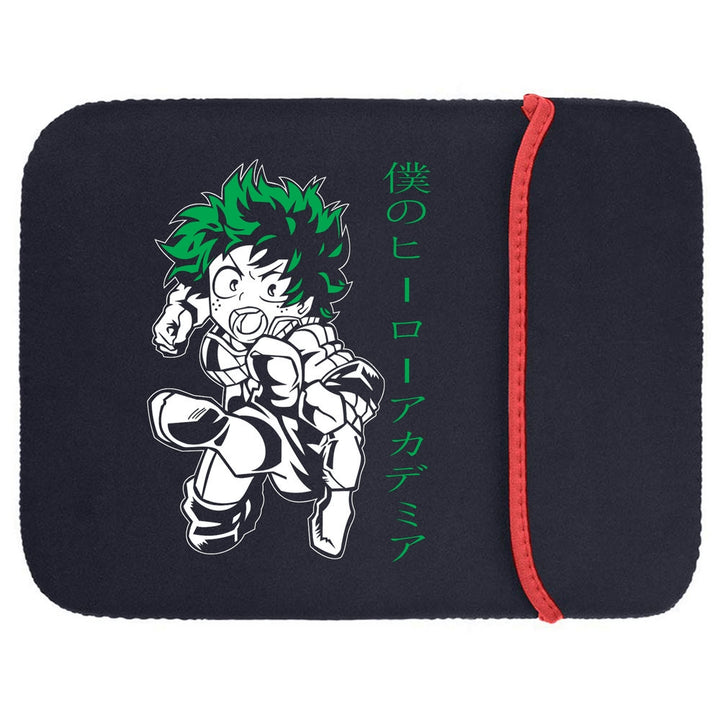 Printed Neoprene Reversible Laptop & Tablet Sleeve - Anime My Hero Academia DS02