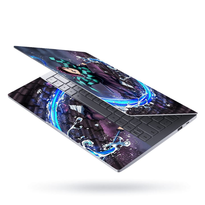 Laptop Skin - Anime Tanjiro Kamado Water Breathing Form