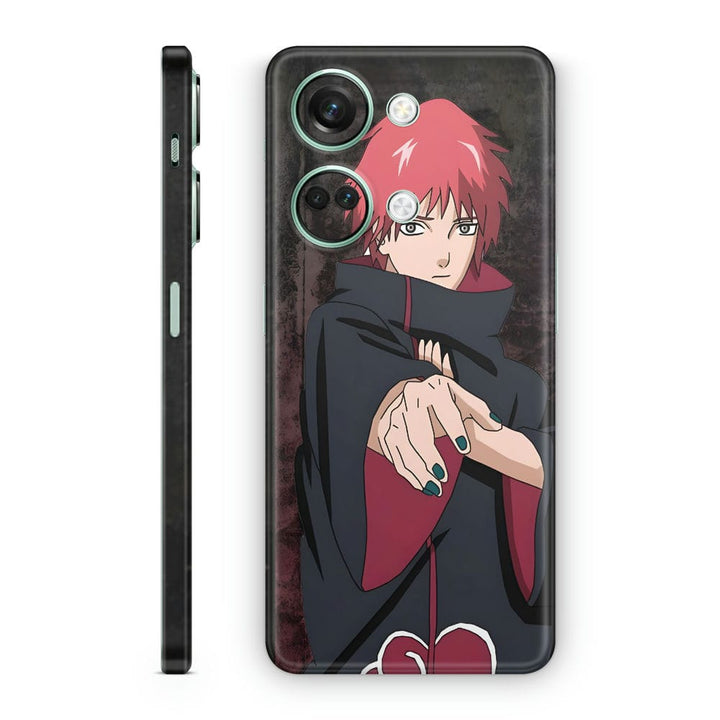 Mobile Skin Wrap - Anime Sasori Showing Fingures