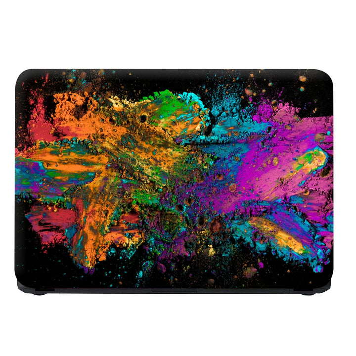 Laptop Skin - Explosion Colored Powder Black Surface