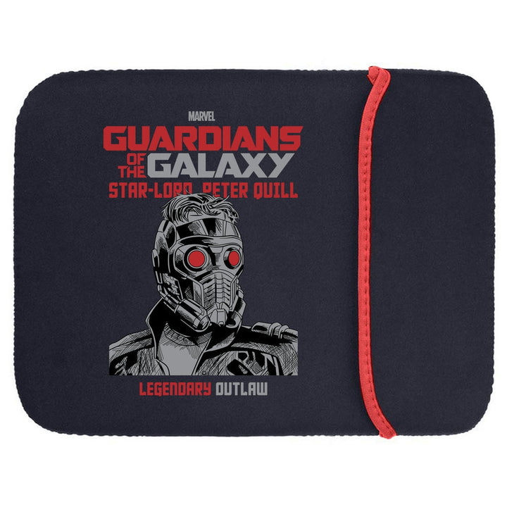 Printed Neoprene Reversible Laptop & Tablet Sleeve - Super Heroes Starlord