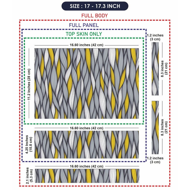 Laptop Skin - Wave Pattern