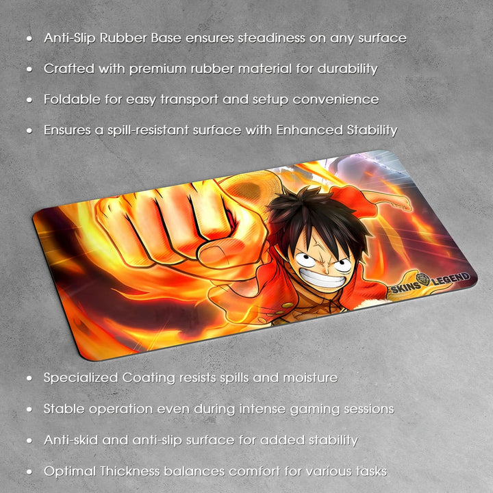 Anti-Slip Desk Mat Gaming Mouse Pad - One Piece Monkey D Luffy MDL13