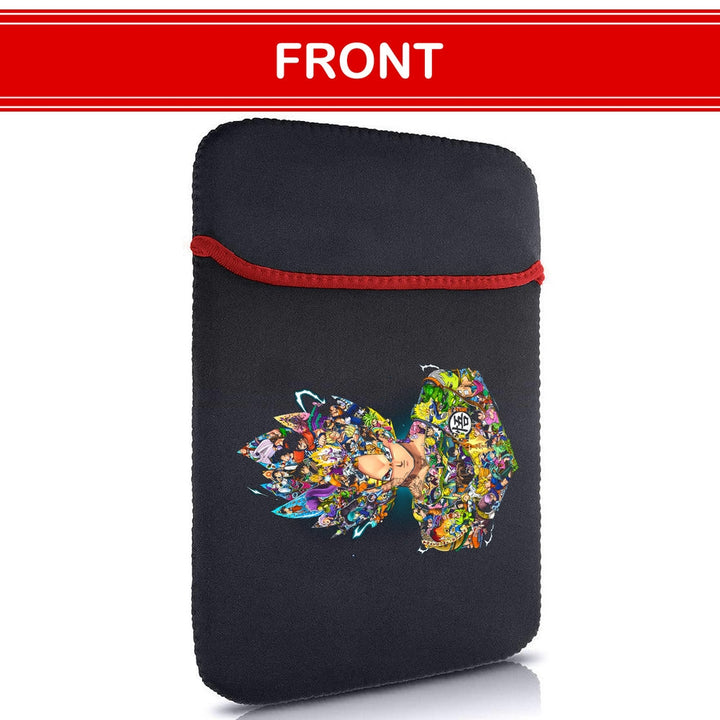 Printed Neoprene Reversible Laptop & Tablet Sleeve - Anime Legendary Dragon Ball DS1