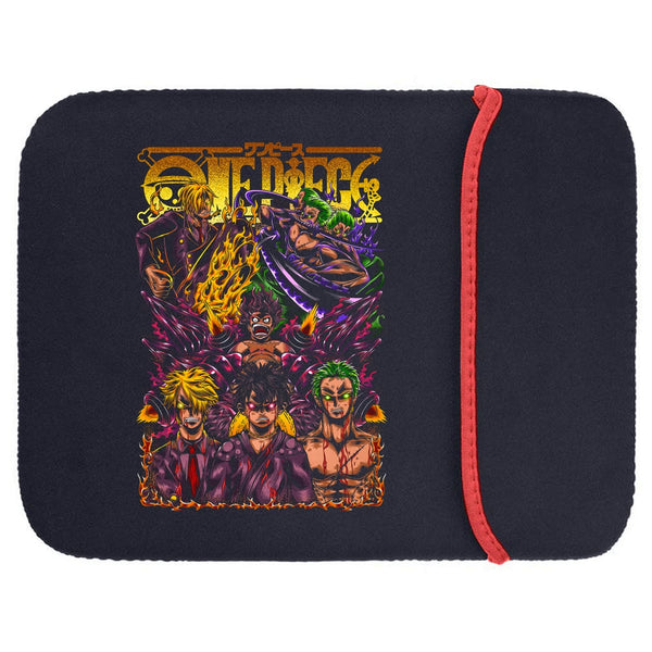 Printed Neoprene Reversible Laptop & Tablet Sleeve - Anime Legendary DS27