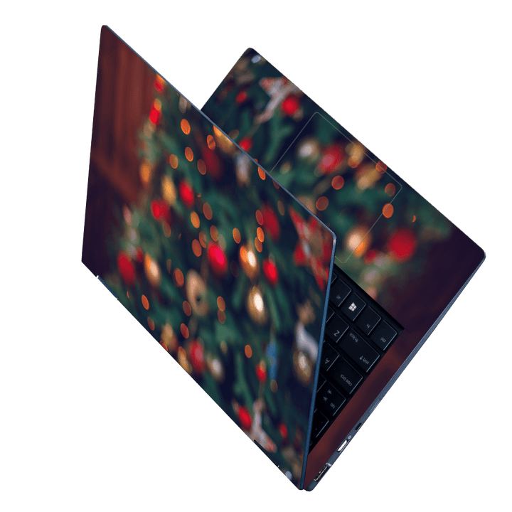 Laptop Skin - Defocused or Blurred Christmas Lights