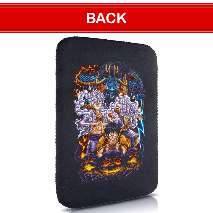 Printed Neoprene Reversible Laptop & Tablet Sleeve - Anime Legendary DS28