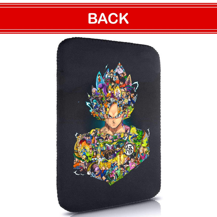 Printed Neoprene Reversible Laptop & Tablet Sleeve - Anime Legendary Dragon Ball DS1