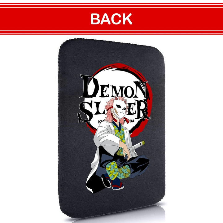 Printed Neoprene Reversible Laptop & Tablet Sleeve - Anime Demon Slayer Kimetsu No Yaiba DS08