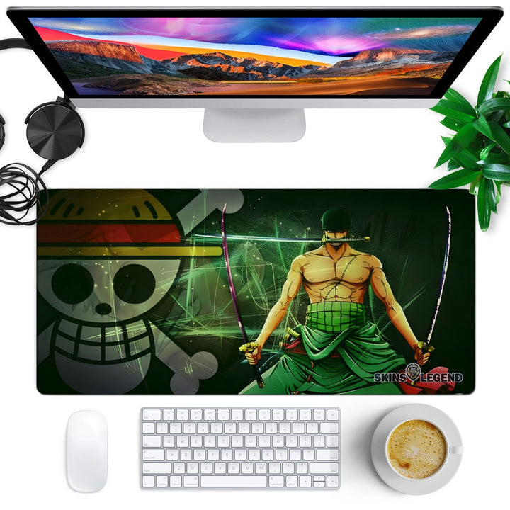 Anti-Slip Desk Mat Gaming Mouse Pad - One Piece Roronoa Zoro RZ08