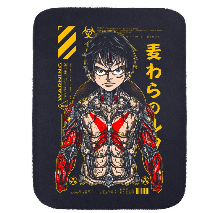 Printed Neoprene Reversible Laptop & Tablet Sleeve - Anime One Piece Trilogy (1)