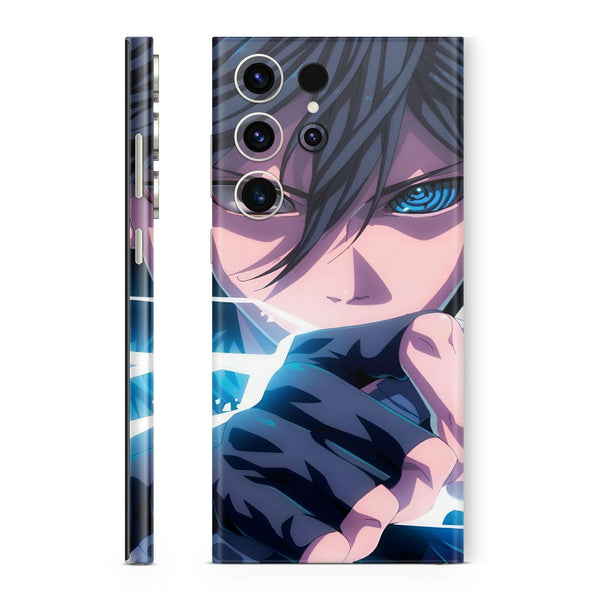 Mobile Skin Wrap - Anime sasuke uchicha Rinne Sharingan