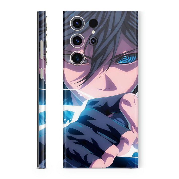 Mobile Skin Wrap - Anime sasuke uchicha Rinne Sharingan