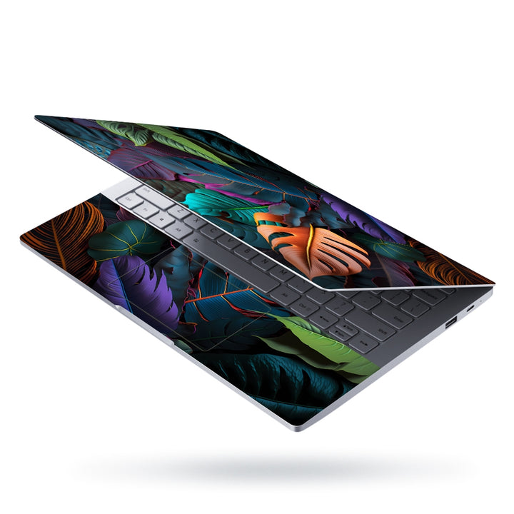 Laptop Skin - A Colorful Collection of Tropical Leaves