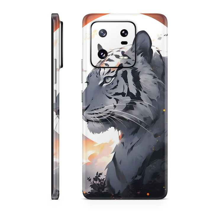 Mobile Skin Wrap - Calm White Tiger