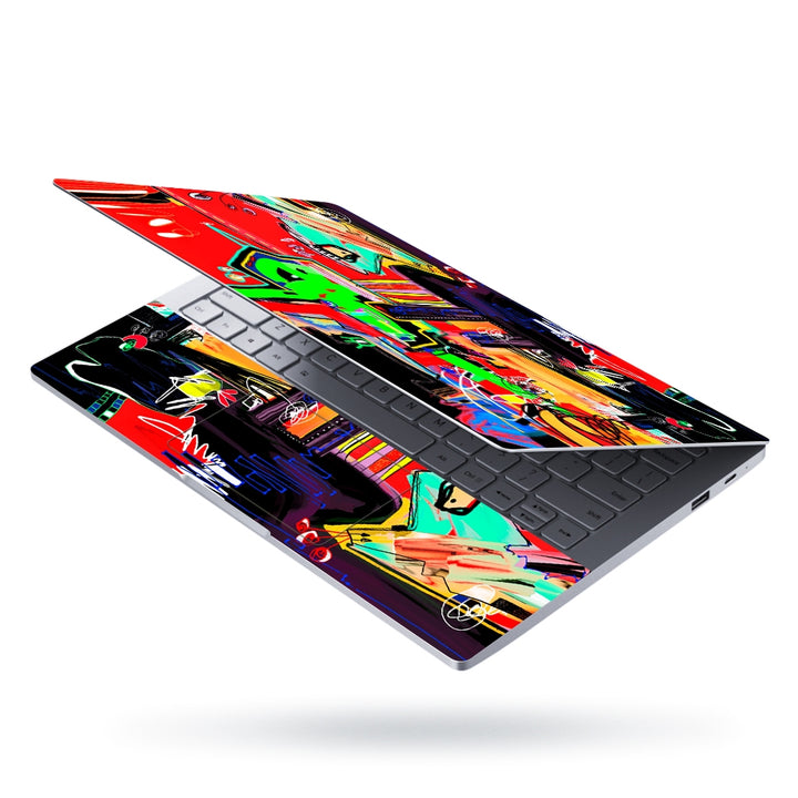 Laptop Skin - Urban Graffiti Red Shaded