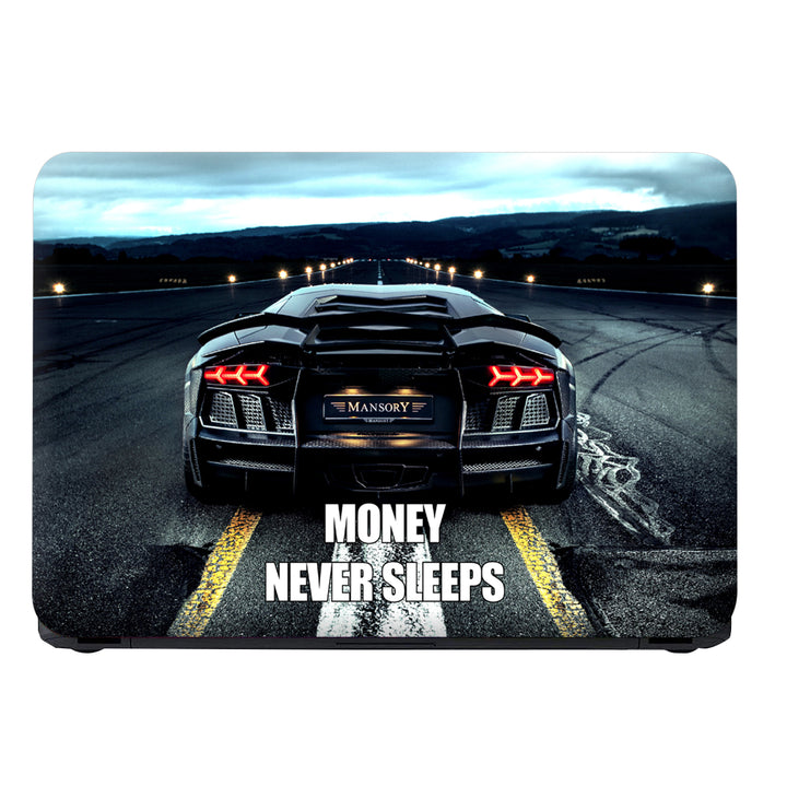 Laptop Skin - Money Never Sleeps Mansory Car Design