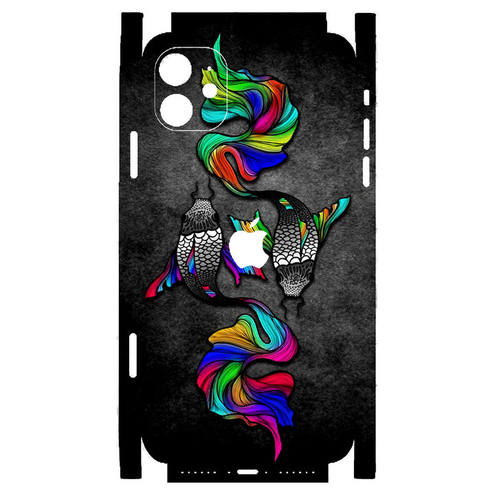 Apple iPhone Skin Wrap - Fish Art - SkinsLegend