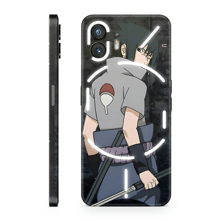 Mobile Skin Wrap - Anime Sasuke Uchiha Back View