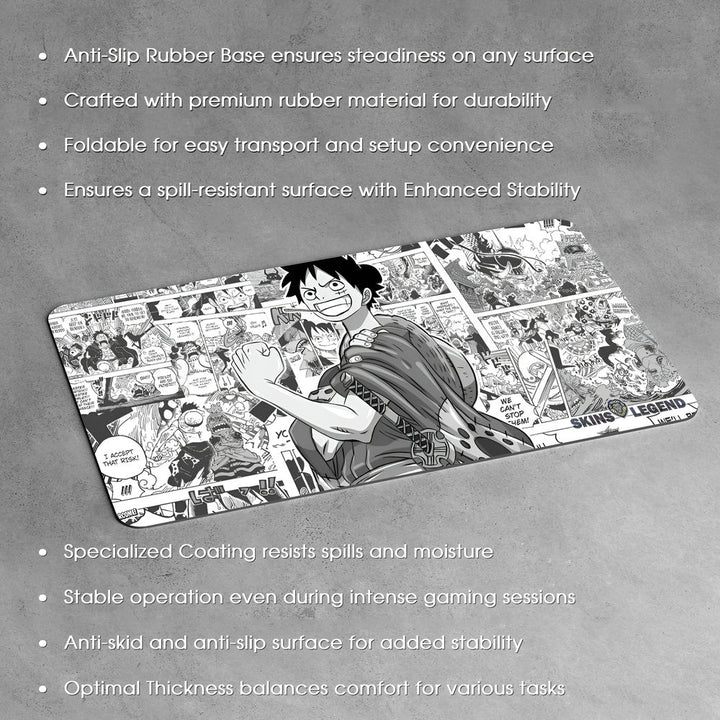 Anti-Slip Desk Mat Gaming Mouse Pad - One Piece Monkey D Luffy MDL19
