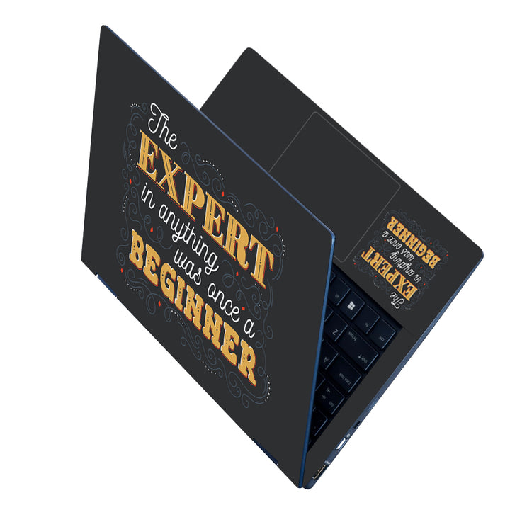 Laptop Skin - The Expert in Anything Quotes