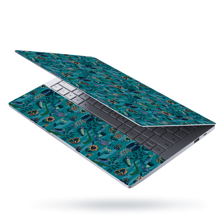 Laptop Skin - Owl Floral