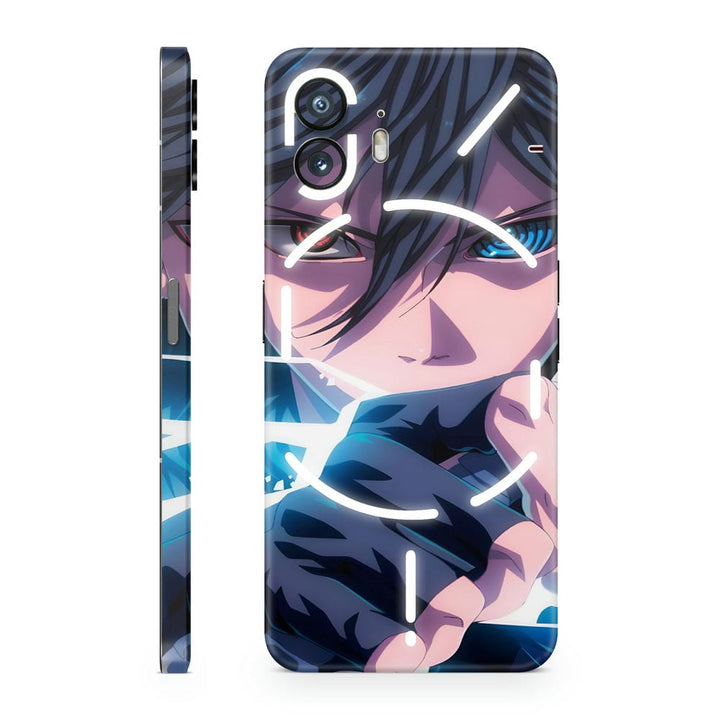 Mobile Skin Wrap - Anime sasuke uchicha Rinne Sharingan