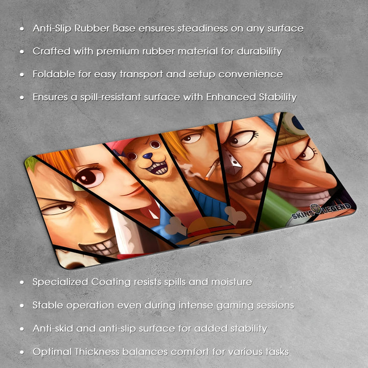 Anti-Slip Desk Mat Gaming Mouse Pad - One Piece OP38