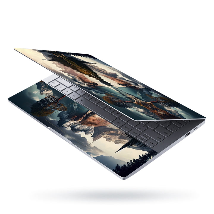 Laptop Skin - Mountain Landscape Reflects Autumn