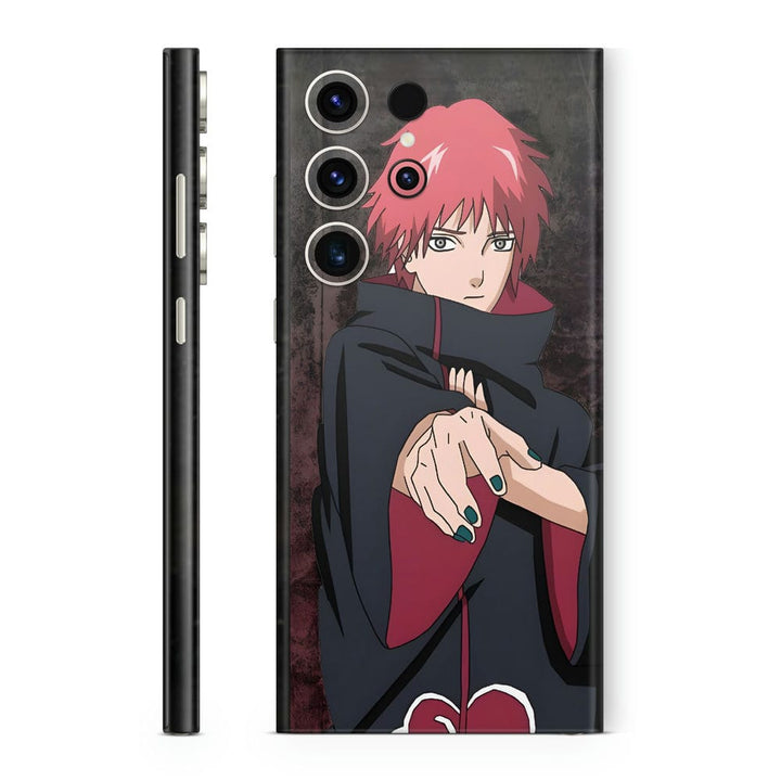 Mobile Skin Wrap - Anime Sasori Showing Fingures