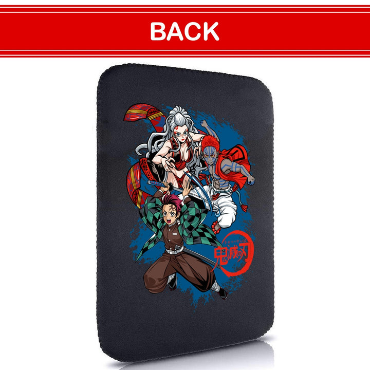 Printed Neoprene Reversible Laptop & Tablet Sleeve - Anime Action DS20