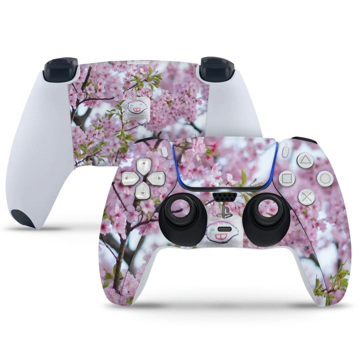 PS5 Controller Skin - Light Pink Flowers