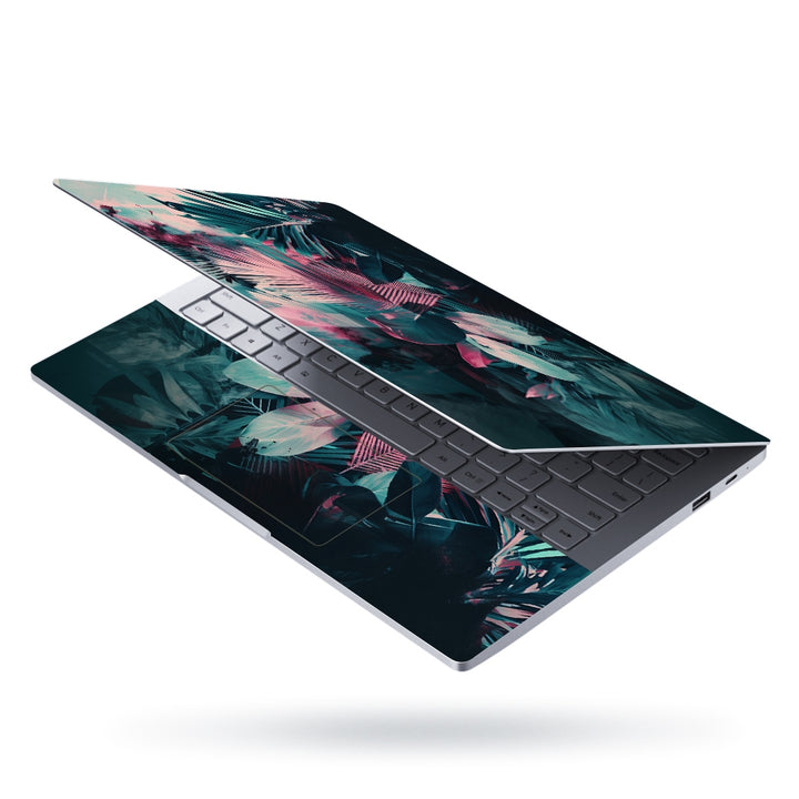 Laptop Skin - Vibrant Colored Palm Tree Backdrop