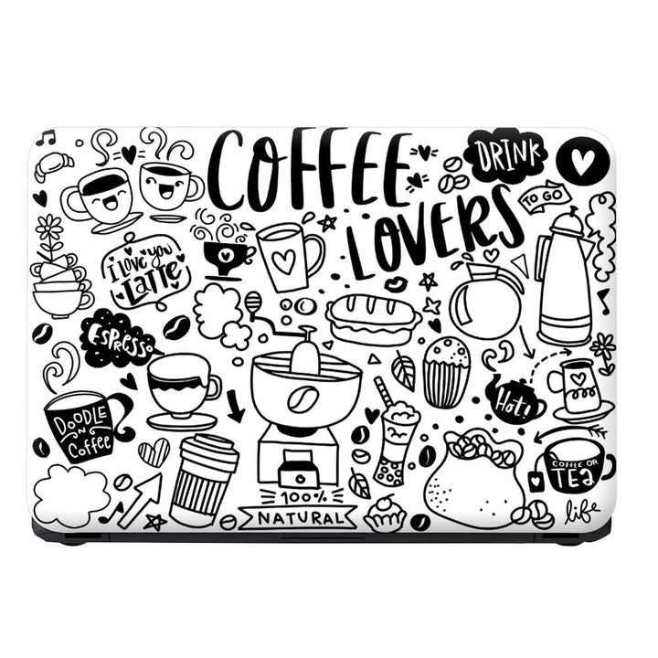 Laptop Skin - Coffee Lovers