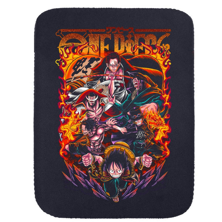 Printed Neoprene Reversible Laptop & Tablet Sleeve - Anime Legendary DS17