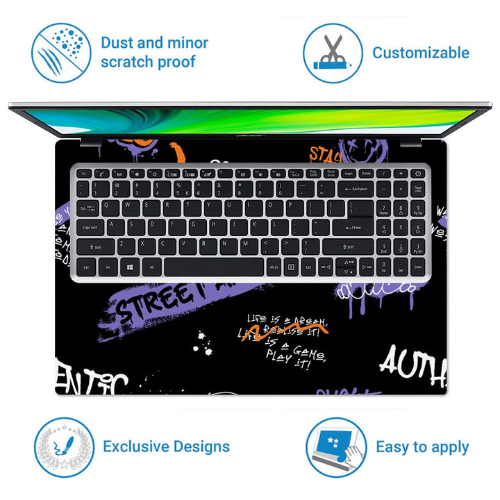 Laptop Skin - Graffiti Street Art