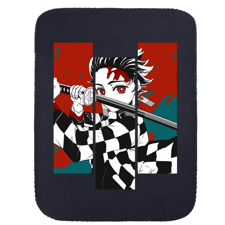 Printed Neoprene Reversible Laptop & Tablet Sleeve - Anime Demon Slayer Kimetsu No Yaiba DS13