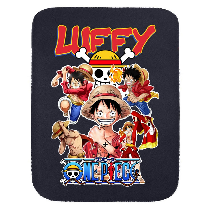 Printed Neoprene Reversible Laptop & Tablet Sleeve - One Piece Luffy DS2