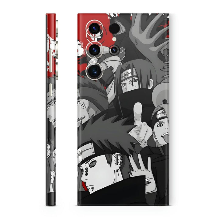 Mobile Skin Wrap - Anime Akatsuki Black Red Design