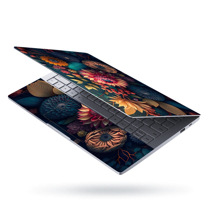 Laptop Skin - Closeup Textural Bright Exotic Flowers