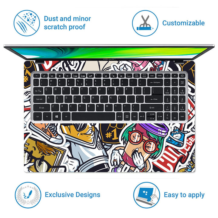 Laptop Skin - College Graffiti