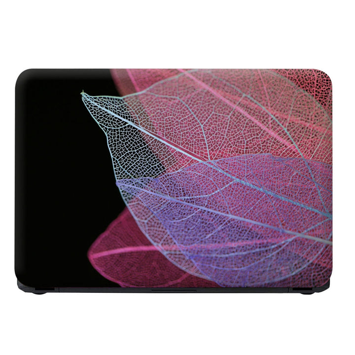 Laptop Skin - Leaf Multicolored Set on a Black Background